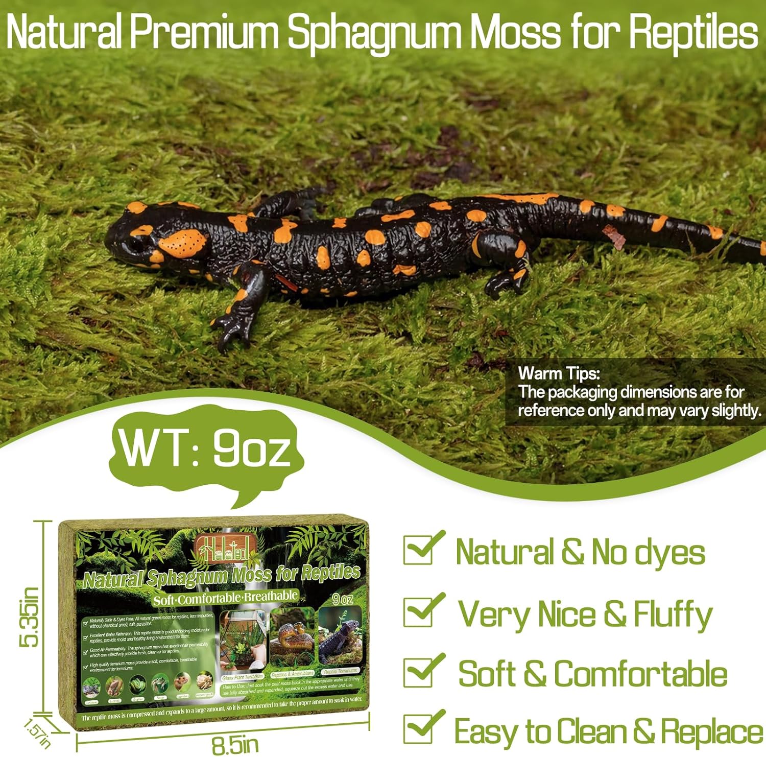 Thumbnail 1 de Halatool Sphagnum Moos 260 g für Terrarien