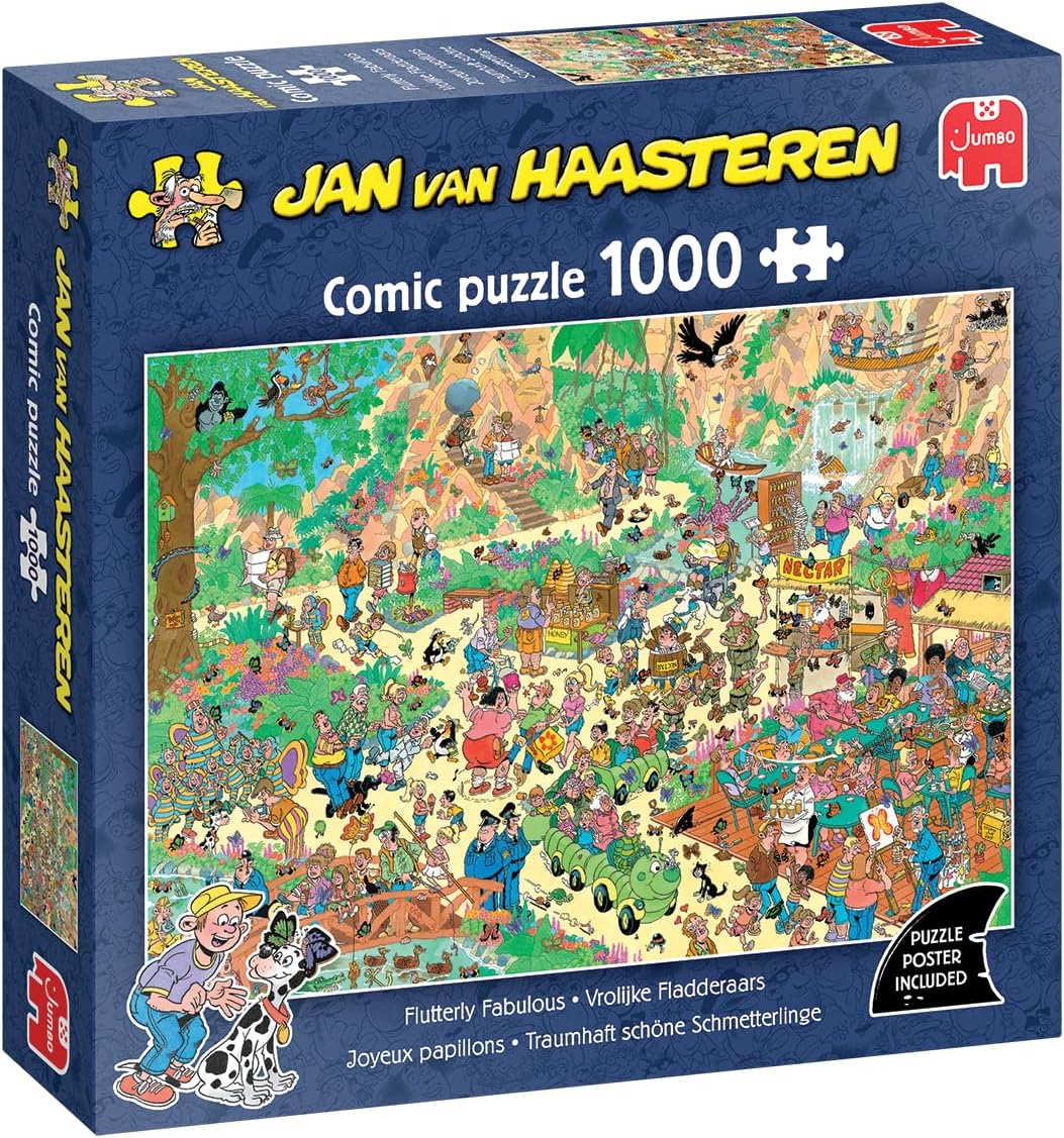Detalle de Jan van Haasteren Traumhaft schöne Schmetterlinge Puzzle 1000 Teile 🧩