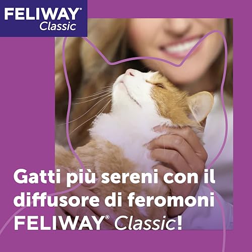 Detalle de FELIWAY Classic 1x30 Giorni: Ricarica Calmante per Gatti, 48 ml