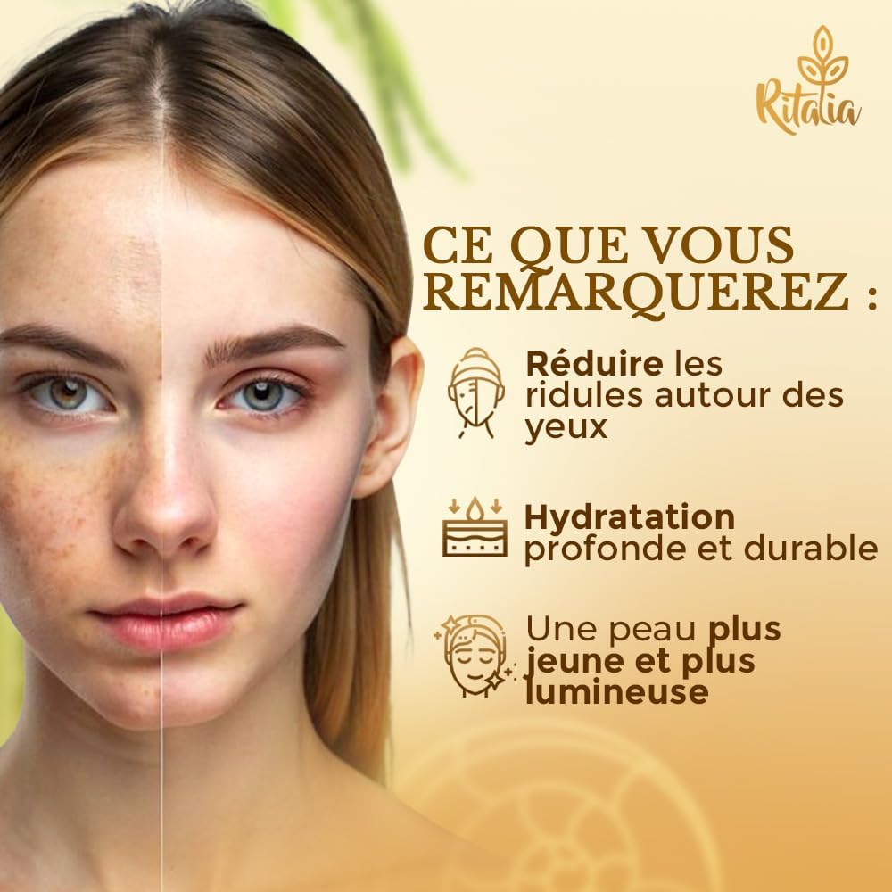 Thumbnail 4 de Crème visage 100 ml à la bave d’escargot (75%) et à l’acide hyaluronique pur de Ritalia