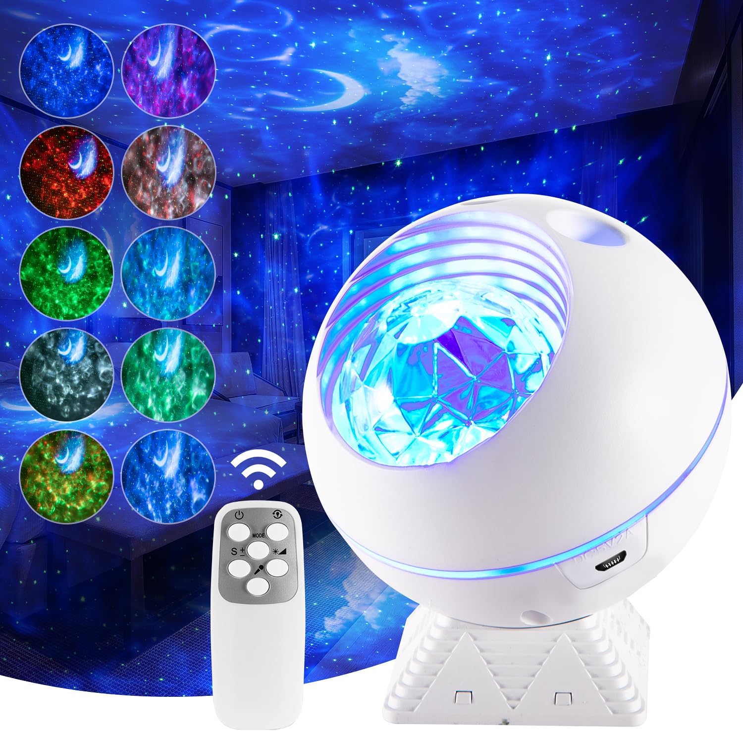 Thumbnail 6 de Sternenhimmel Projektor Kinder – 3-in-1 Mondlicht, Planetarium und Lavalampe