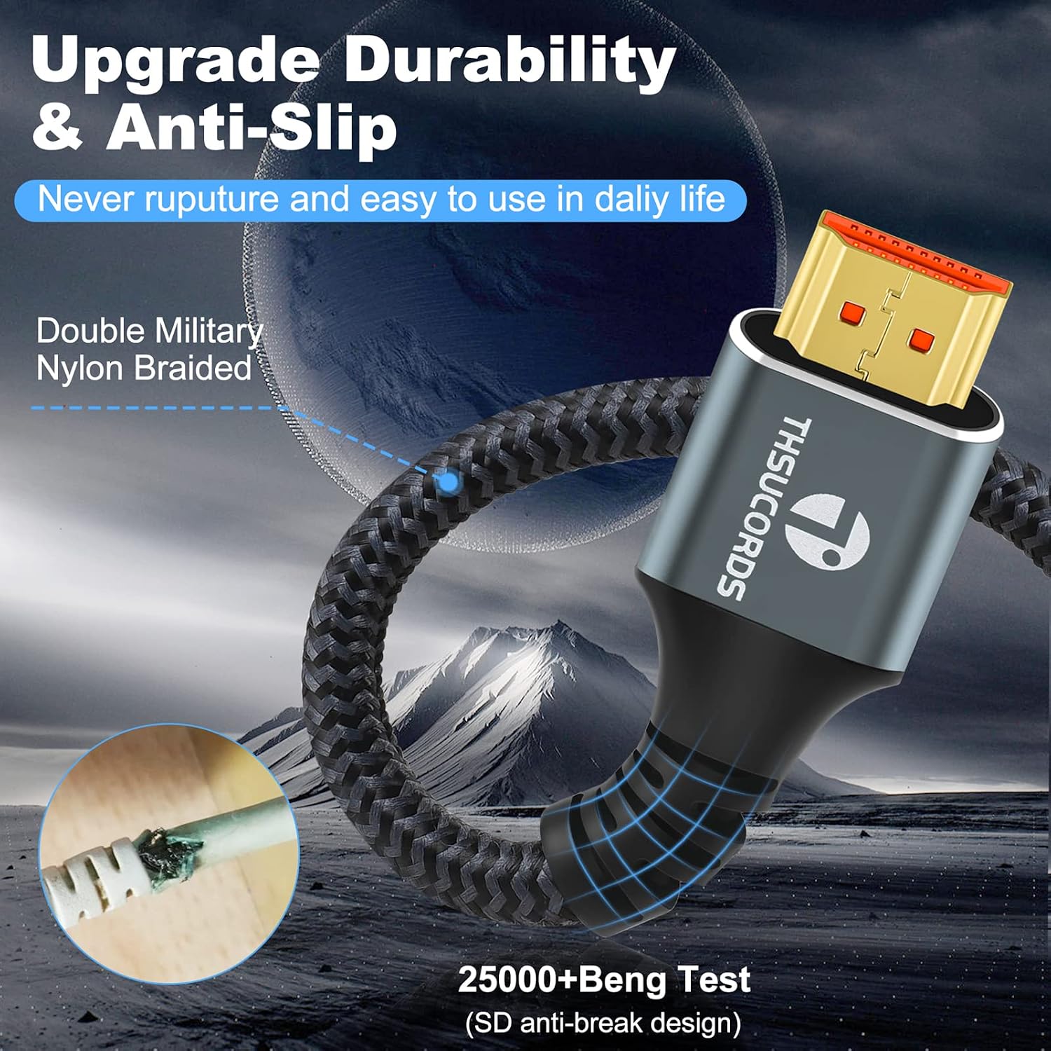 Detalle de Thsucords 8K HDMI Kabel 5 m