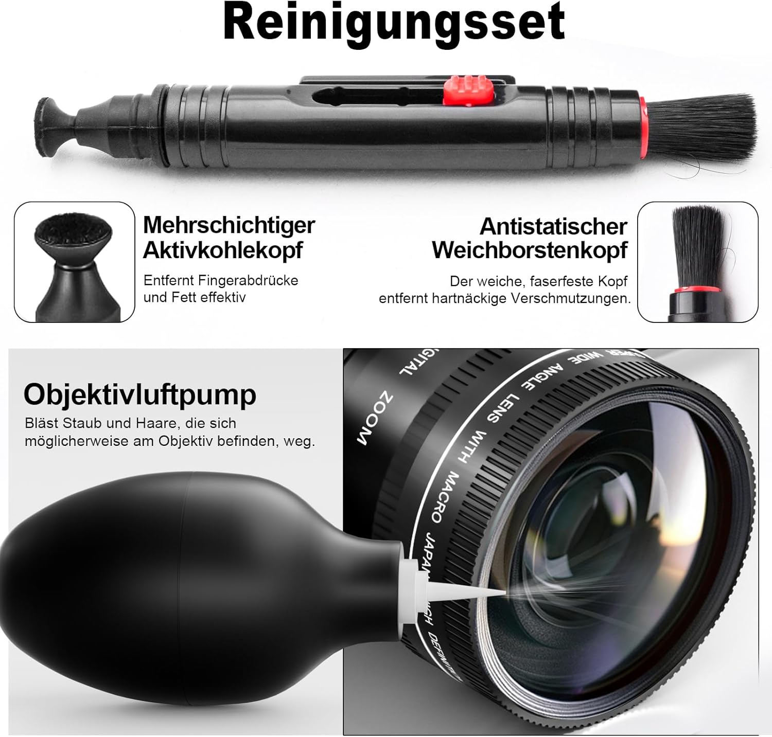 Thumbnail 4 de 5K-Digitalkamera für Fotografie & Vlogging – Komplettset mit 64 MP, 180°-Flipdisplay und Objektivkit