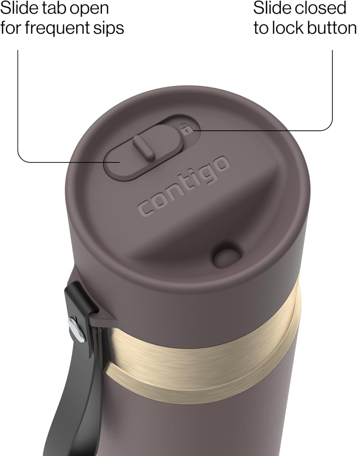Thumbnail 2 de Contigo Stainless Steel Water Bottle 24 oz