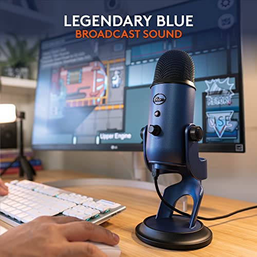 Thumbnail 1 de Logitech Creators Blue Yeti USB Microphone — Midnight Blue
