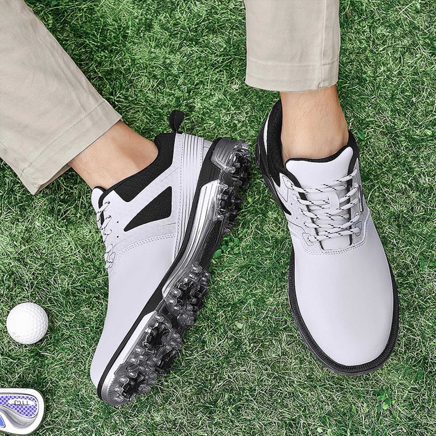 Detalle 1 de KESCOO waterproof golf shoes for men