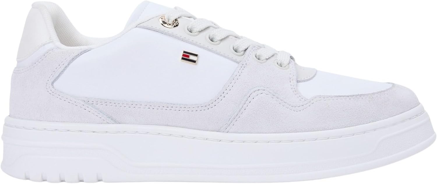 Thumbnail 5 de Tommy Hilfiger TH Court Sneaker Leather Basso Top Donna - Classico stile retrò e comfort quotidiano