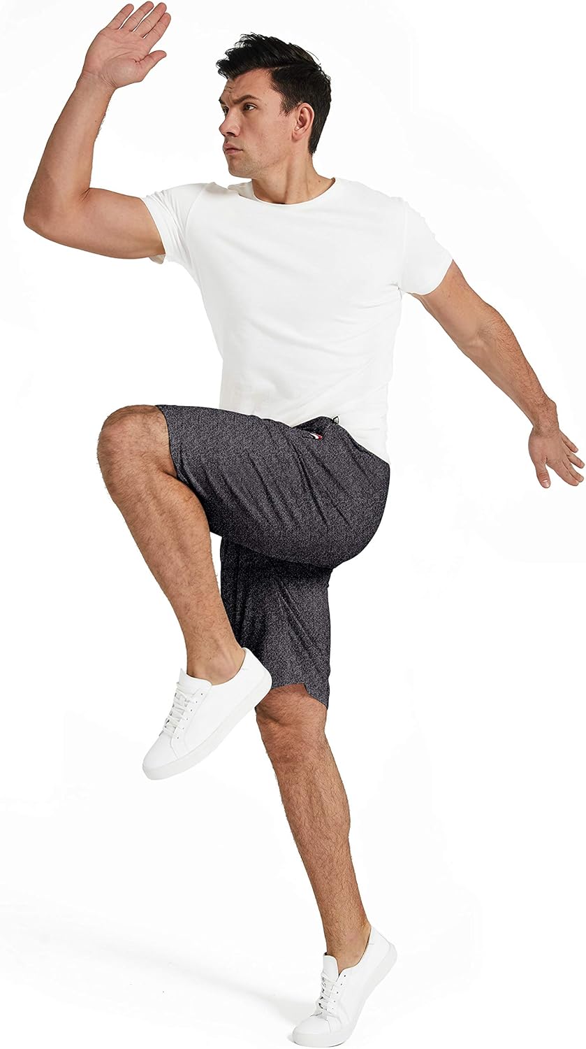 Thumbnail 4 de KUYIGO Men's Summer Casual Shorts with Drawstring and Zip Pockets