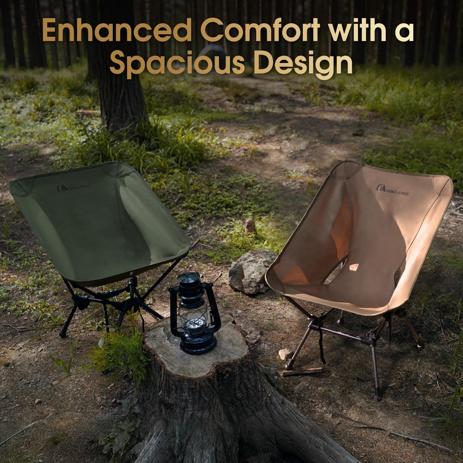Thumbnail 6 de MOON LENCE SFplus Oversized Portable Camping Chair, 330 lb Capacity