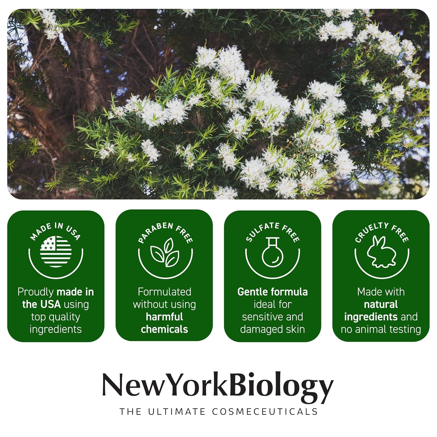 Thumbnail 6 de New York Biology Tea Tree Foot Cream 8 oz