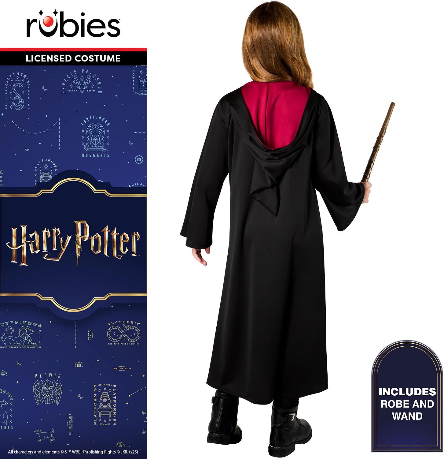 Detalle 2 de Rubies Hermione robe set Kids costume