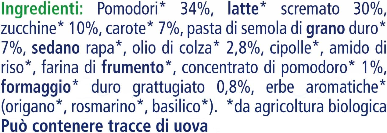 Detalle de HiPP Pappa Pronta Completa Bio – Ditalini Alle Verdure, 6 Confezioni da 250 g