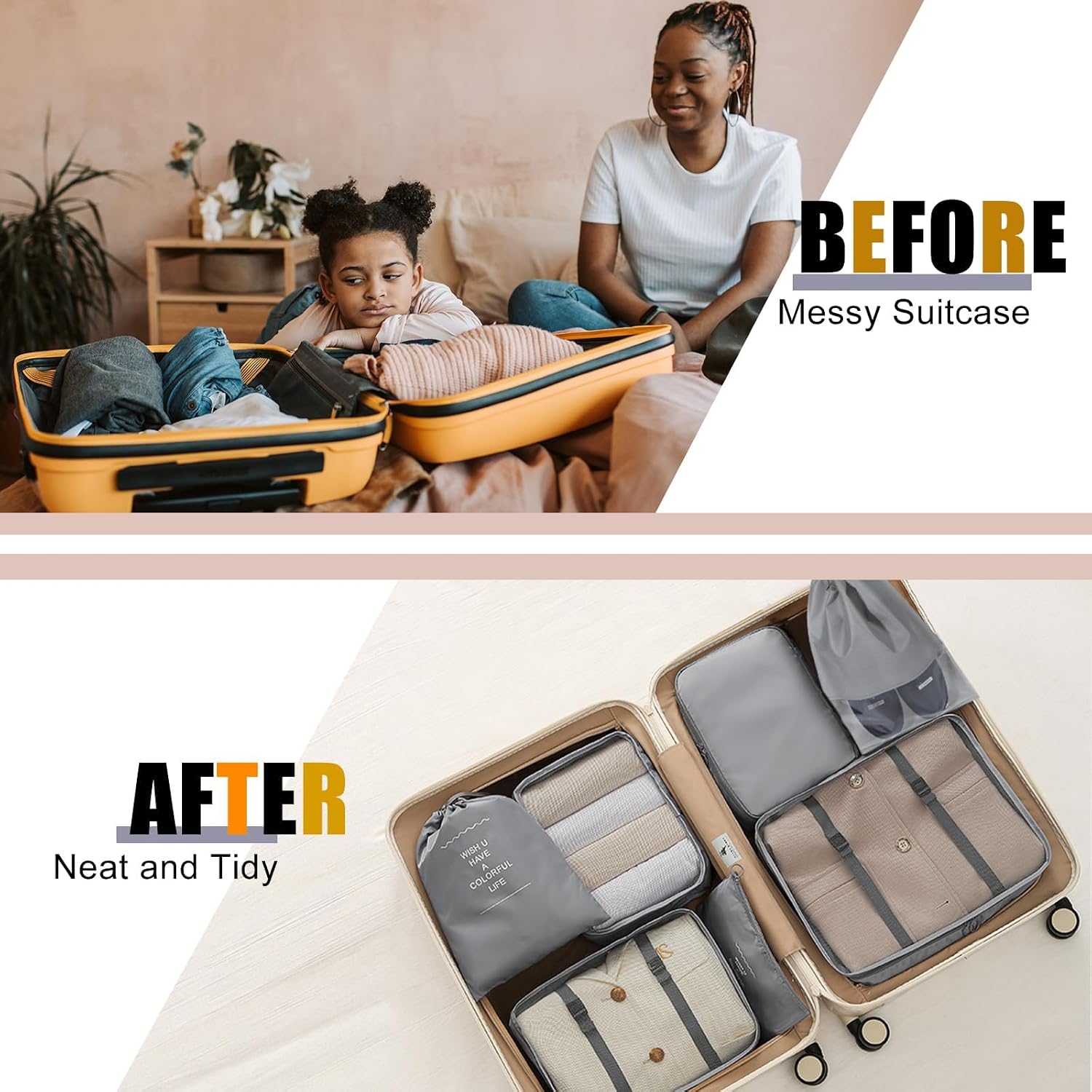 Thumbnail 3 de MOFELON 9-piece packing cubes 9pc set for travel