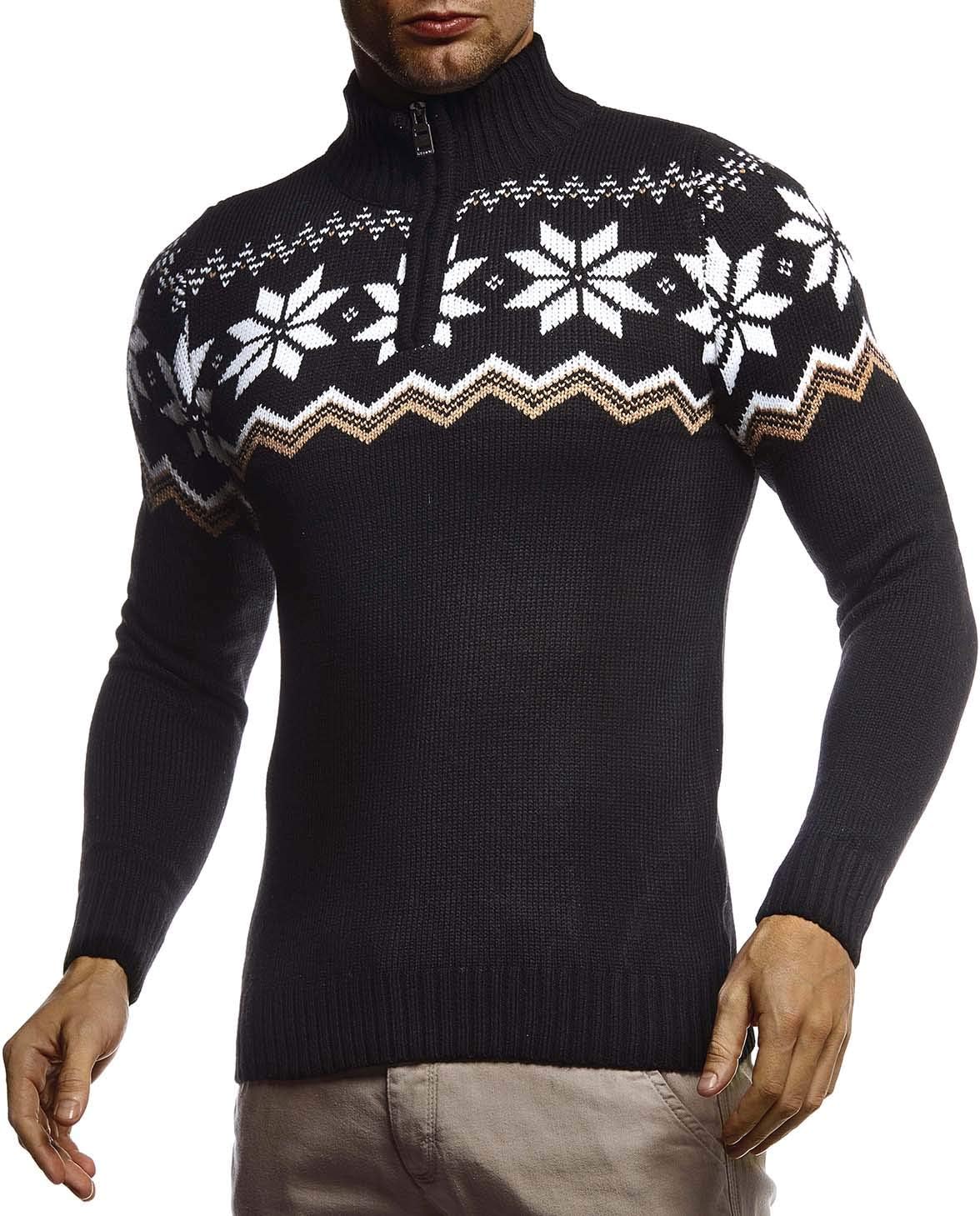 Thumbnail 4 de Leif Nelson Maglione uomo felpa a maglia LN-20758