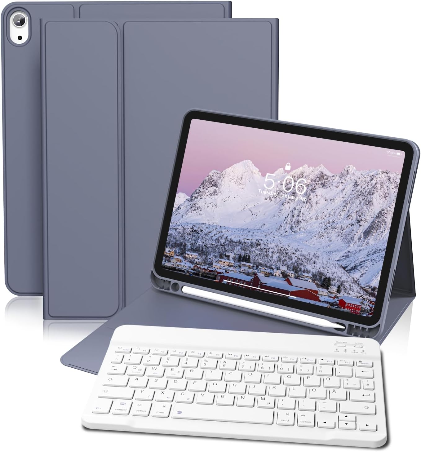 Detalle de GKABXY Hülle mit Tastatur für iPad 10,9/11 Zoll