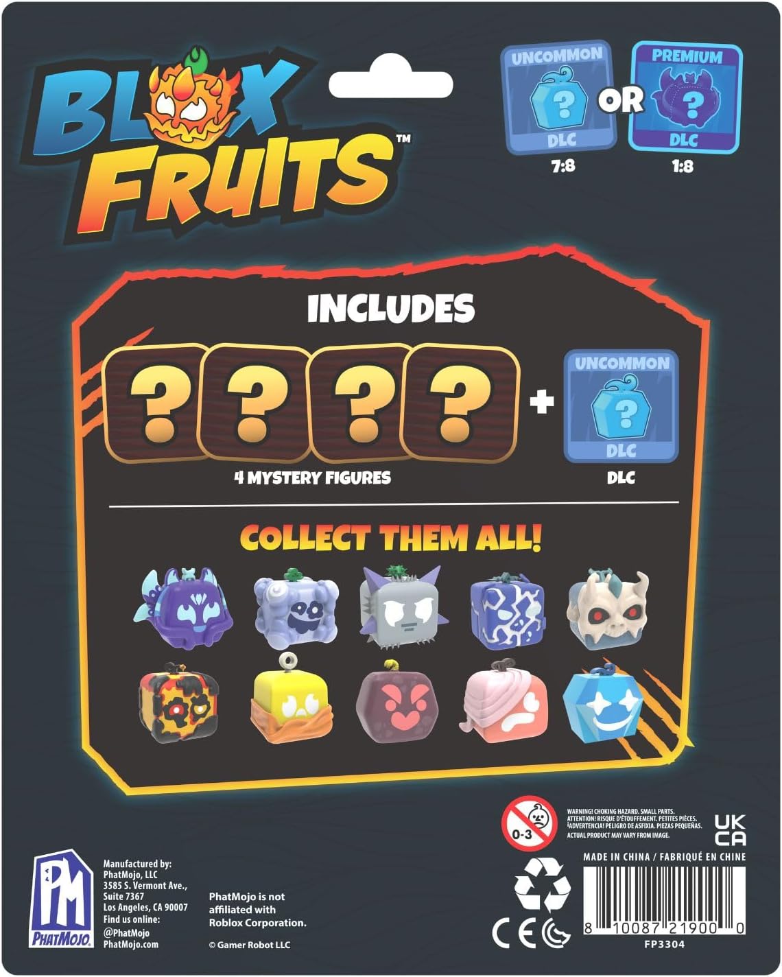 Detalle de Blox Fruits Minifigure 4er-Pack S2 (Minifigure 4 Pack - S2)