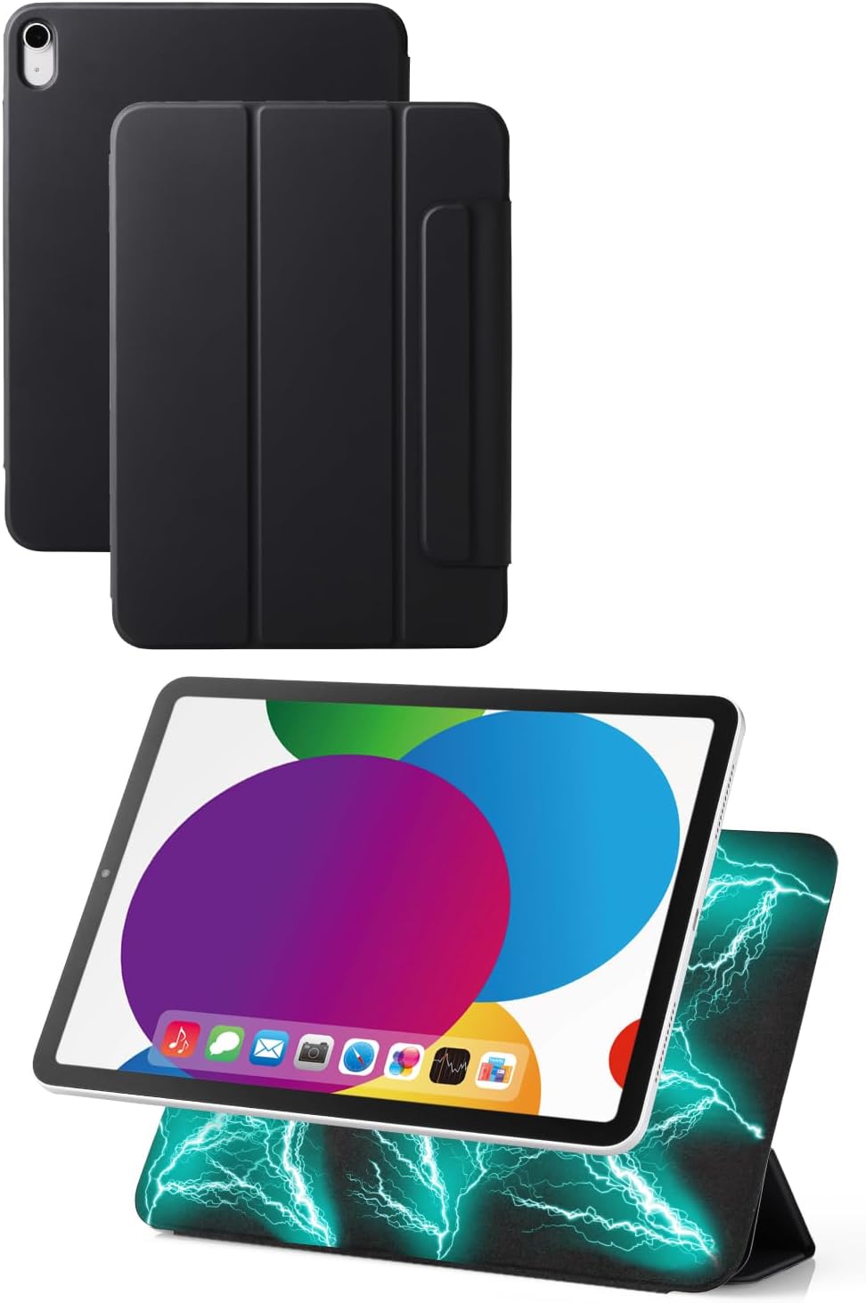 Detalle de エレコム TBWA22RWVPF2BKN iPad用ケース 薄型軽量・マグネット吸着・2段階角度調節