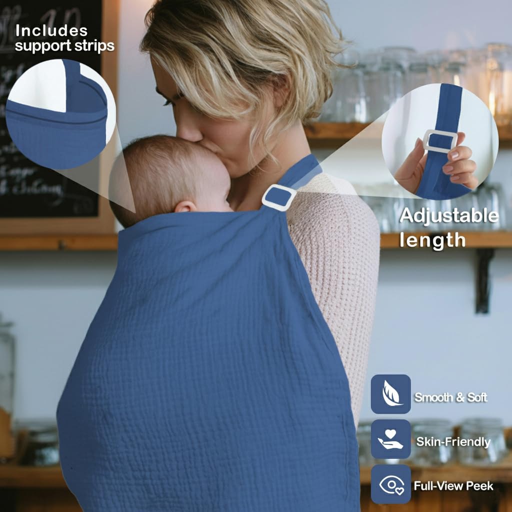 Thumbnail 3 de MUGVELL Nursing Cover, Muslin