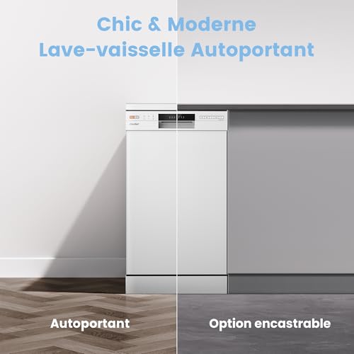 Thumbnail 7 de COMFEE CDWEF1034BW – Lave-vaisselle pose libre 10 couverts, 45 cm