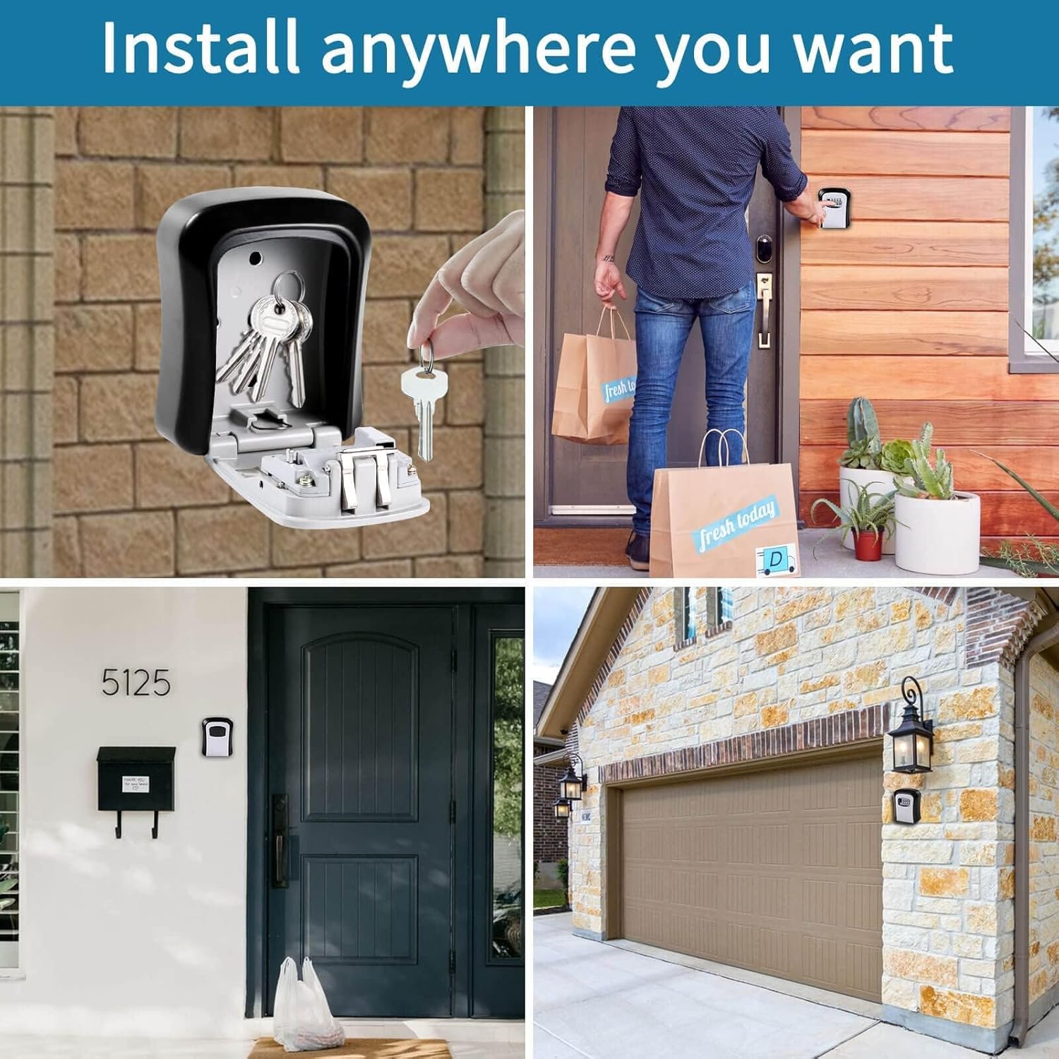 Thumbnail 5 de Mitoymia H001 Key Safe 4‑digit lock