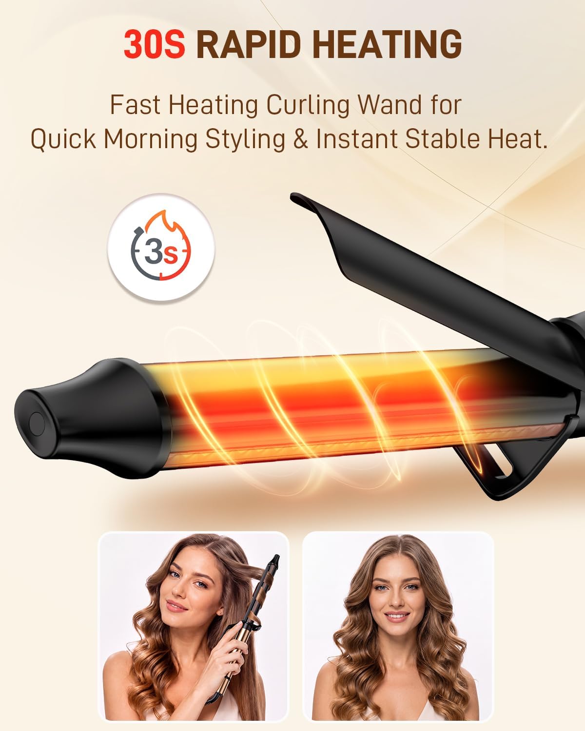 Thumbnail 3 de MESCOMB Curling Iron 1.5-Inch Barrel