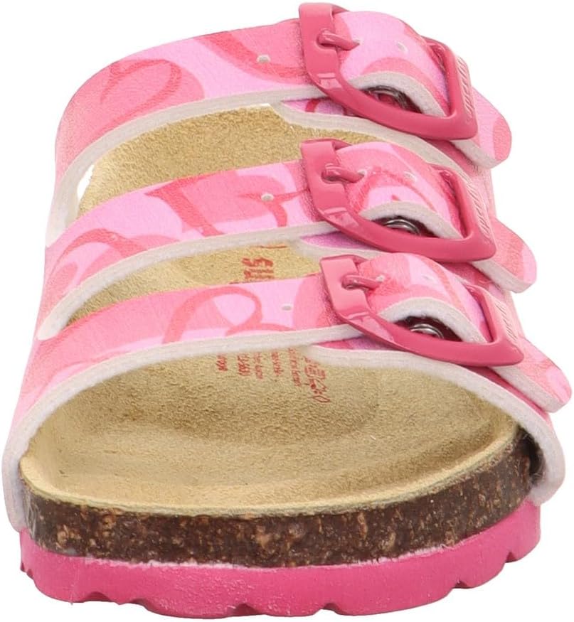 Thumbnail 1 de Superfit Mädchen-Fußbettpantoffel mit Leder-Innensohle und 3 Klettverschlüssen