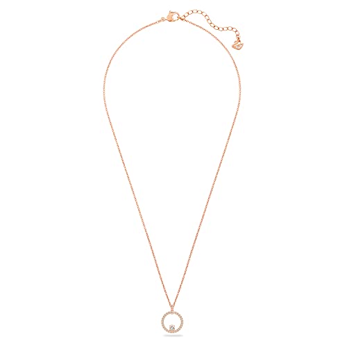 Thumbnail 1 de Swarovski Pendentif Creativity Circulaire en placage or rosé avec cristal blanc