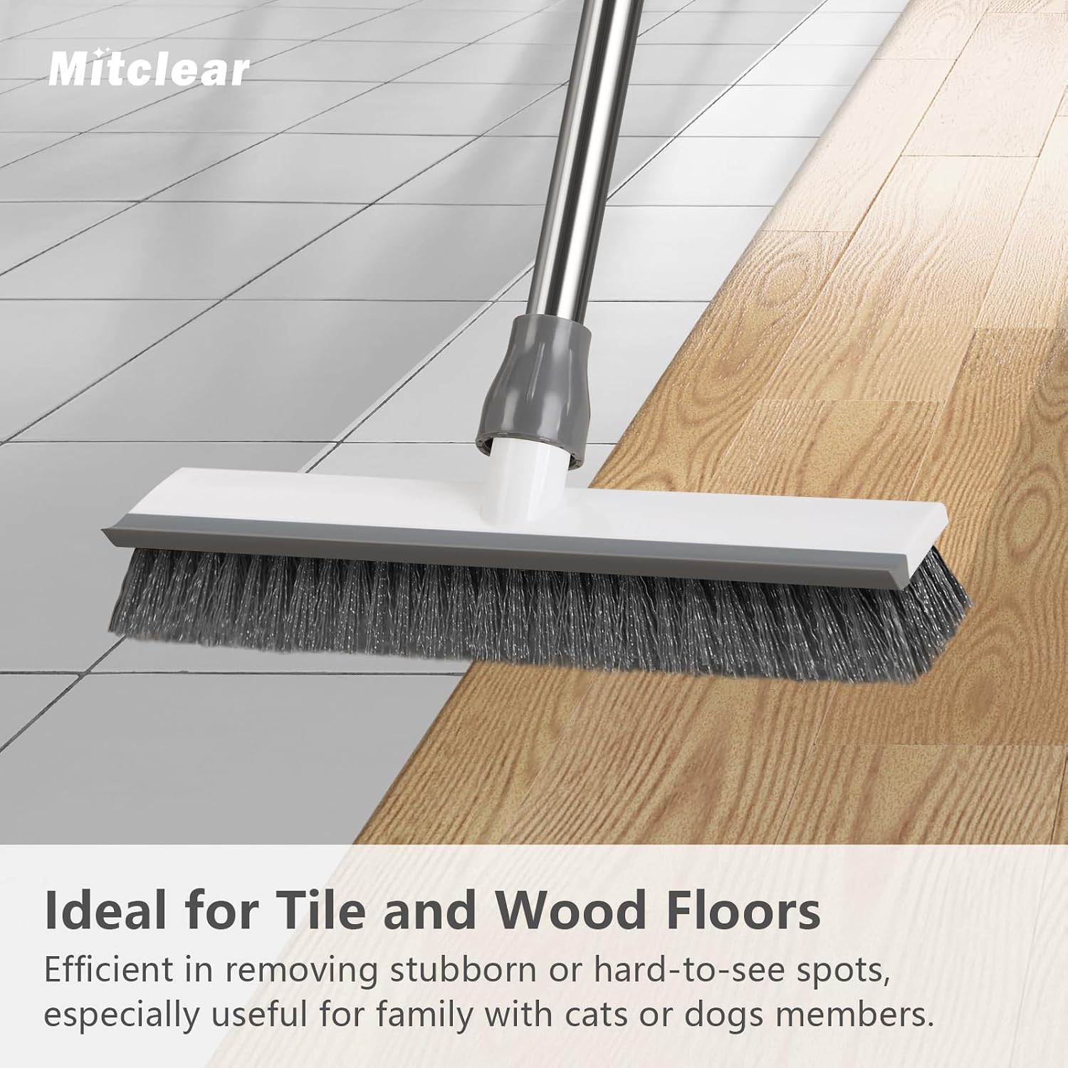 Thumbnail 4 de Mitclear Floor Scrubbing Brush with Squeegee