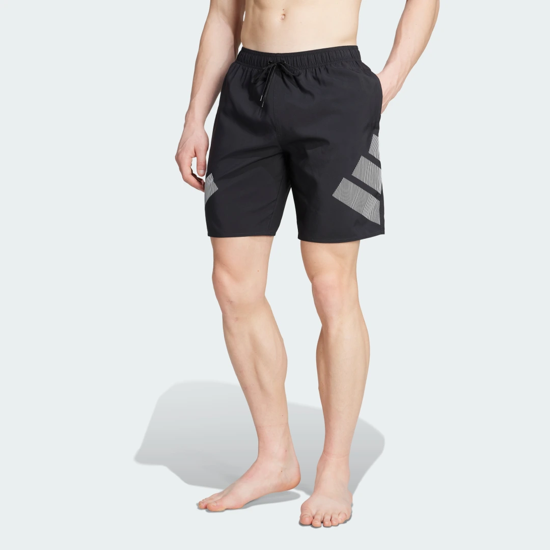 Imagen de Bañador Adidas 20 cm Big Bars (Negro) — comodidad y estilo en la playa en OfertitasTOP
