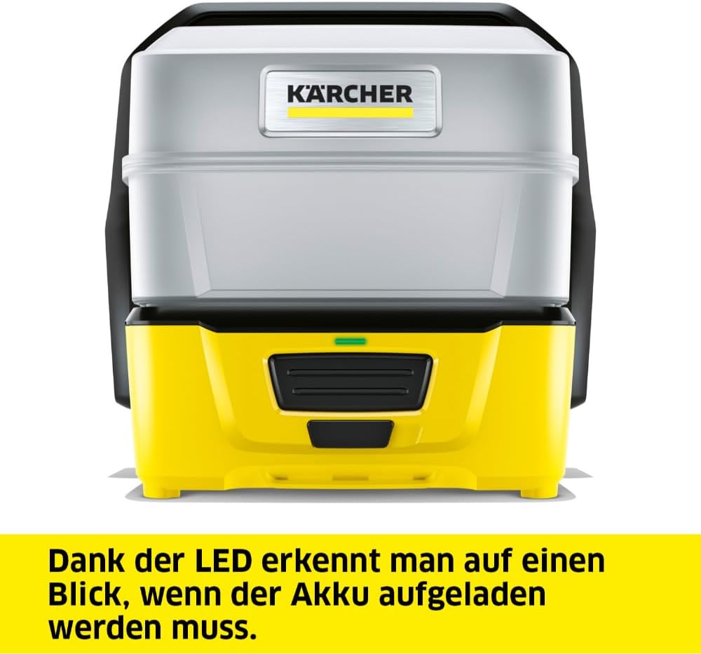 Detalle de Kärcher Mobile Outdoor Cleaner OC 3 Plus – kompakter Niederdruckreiniger mit Tank und Akku
