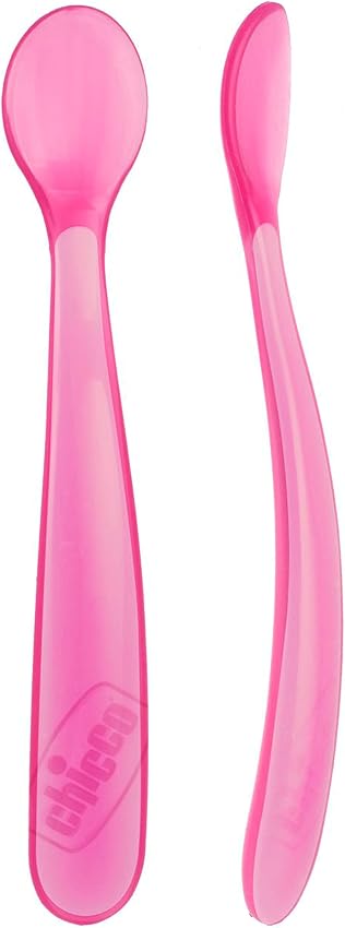 Detalle de Chicco Cucharas de Silicona Suaves para Bebés