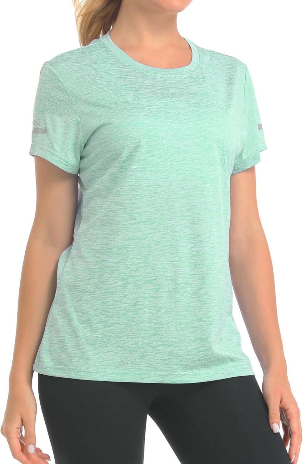 Thumbnail 1 de Peakwell Damen Sportshirt Atmungsaktiv – Kurzarm Laufshirt mit reflektierenden Details