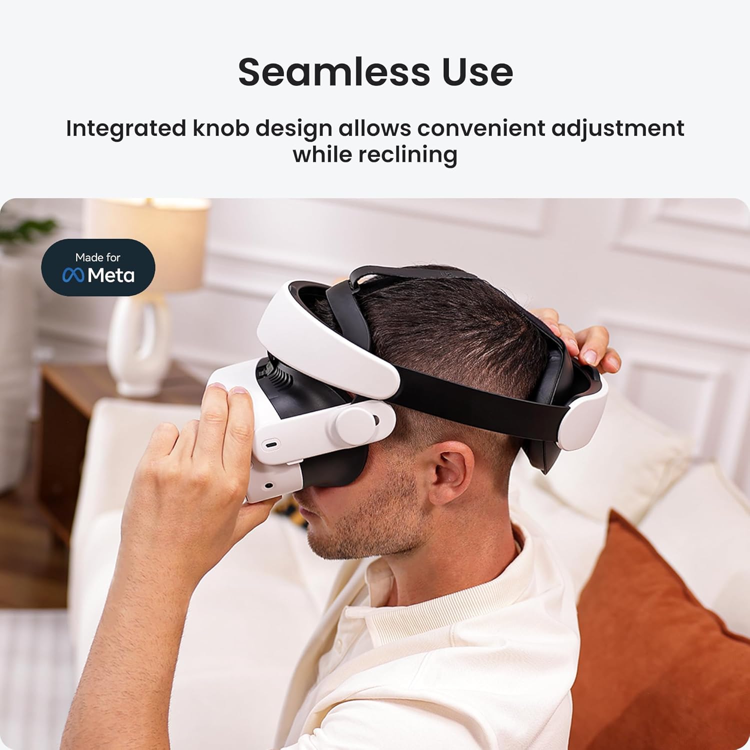 Thumbnail 1 de KIWI design H4 Halo Comfort Head Strap for Quest 3
