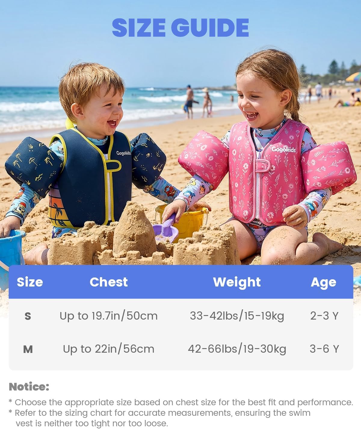 Thumbnail 4 de Gogokids Kids Swim Vest Arm Bands