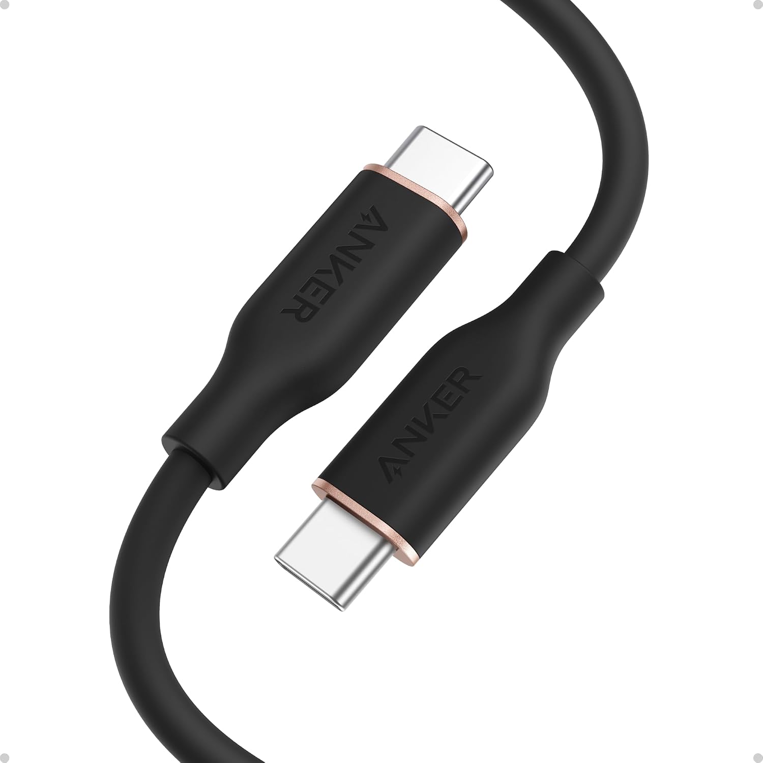 Detalle de Anker PowerLine III Flow 240W, cable USB-C 0,9m