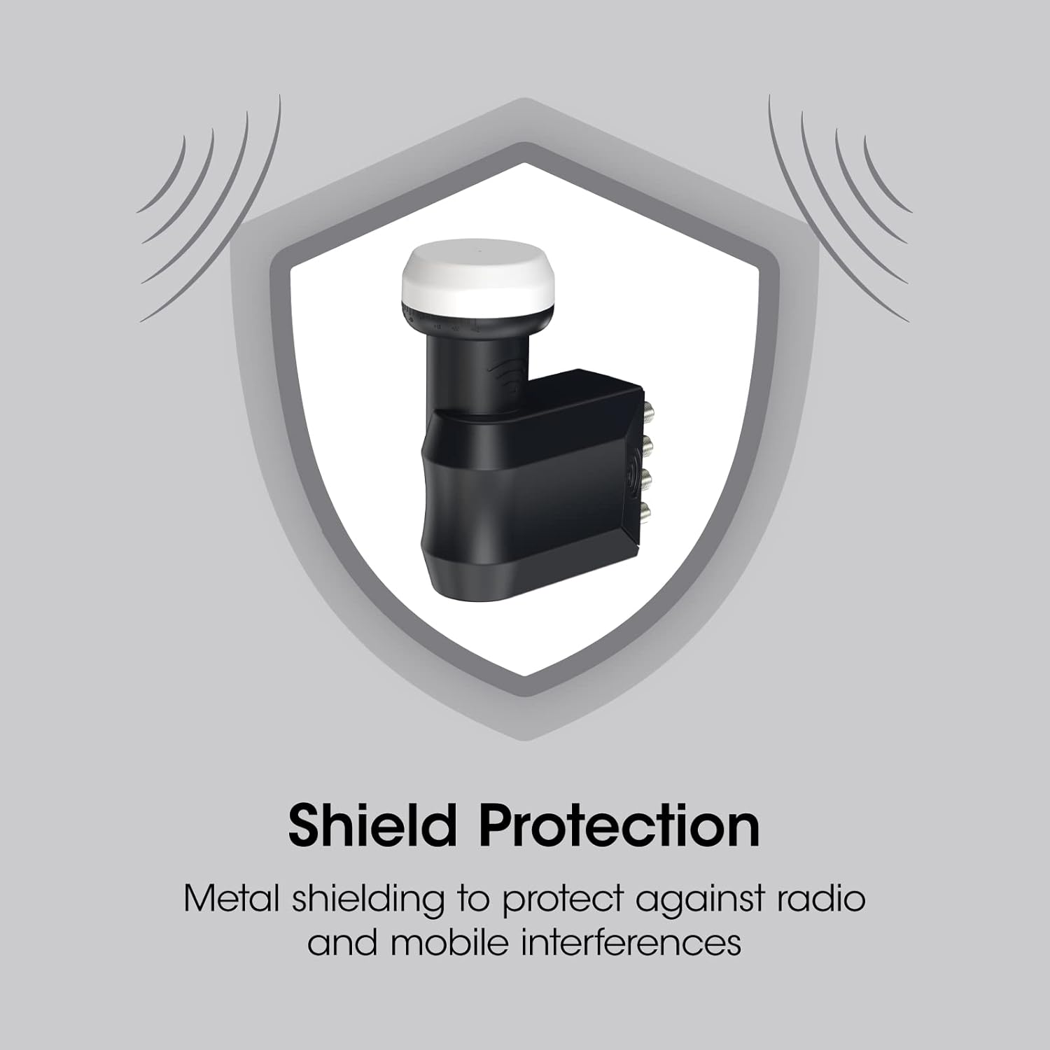 Thumbnail 6 de Labgear Hybrid LNB 6 Output (2 Wideband + 4 Quad) for Sky Q, Sky+ and Freesat