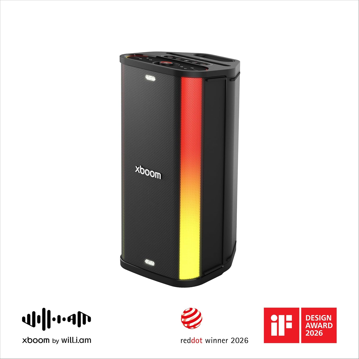 Detalle de LG xboom Stage501.AUSALBK Karaoke Party Speaker, 25-Hour Playback, IPX4