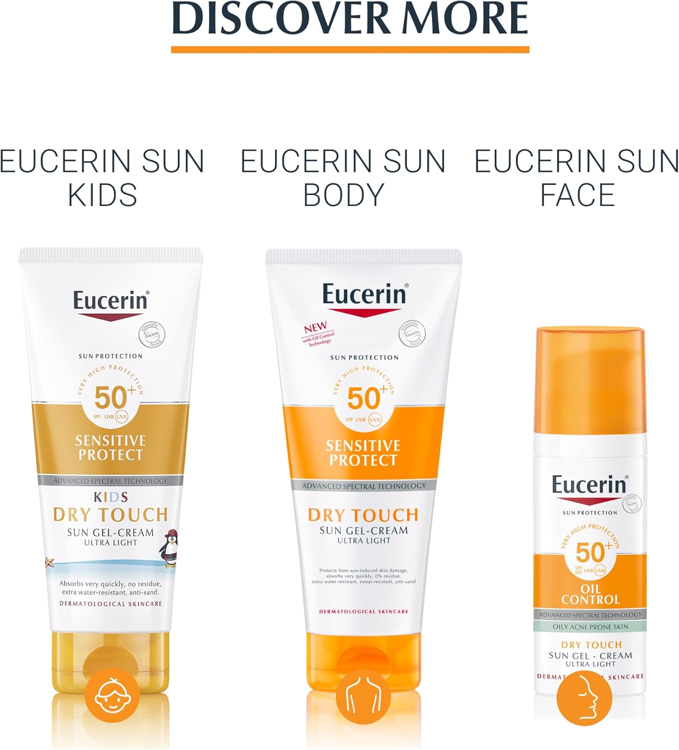 Thumbnail 6 de Eucerin After Sun Sensitive Relief Gel-Cream (200ml) for sensitive, sun-stressed skin