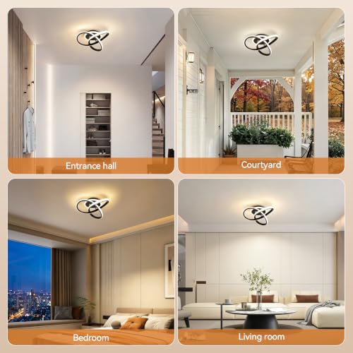 Detalle de MELAYR 4760682 Plafonnier LED Moderne 3000K/4500K/6500K – 21W, CRI≥80