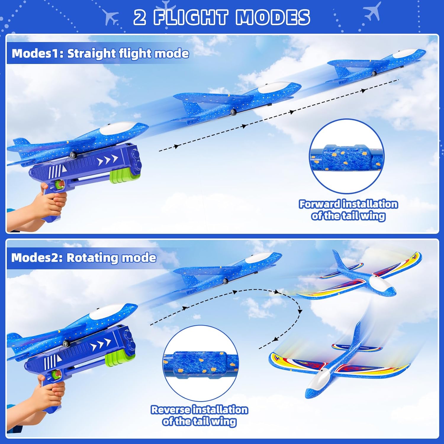 Thumbnail 1 de Doloowee Airplane launcher toy with 3 planes