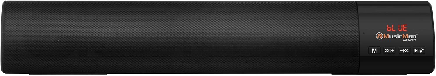 Detalle de Musicman Mini-Soundbar BT 5.1 mit FM, USB & AUX – kompakte All-in-One‑Soundbar für Filme, Musik und Radio