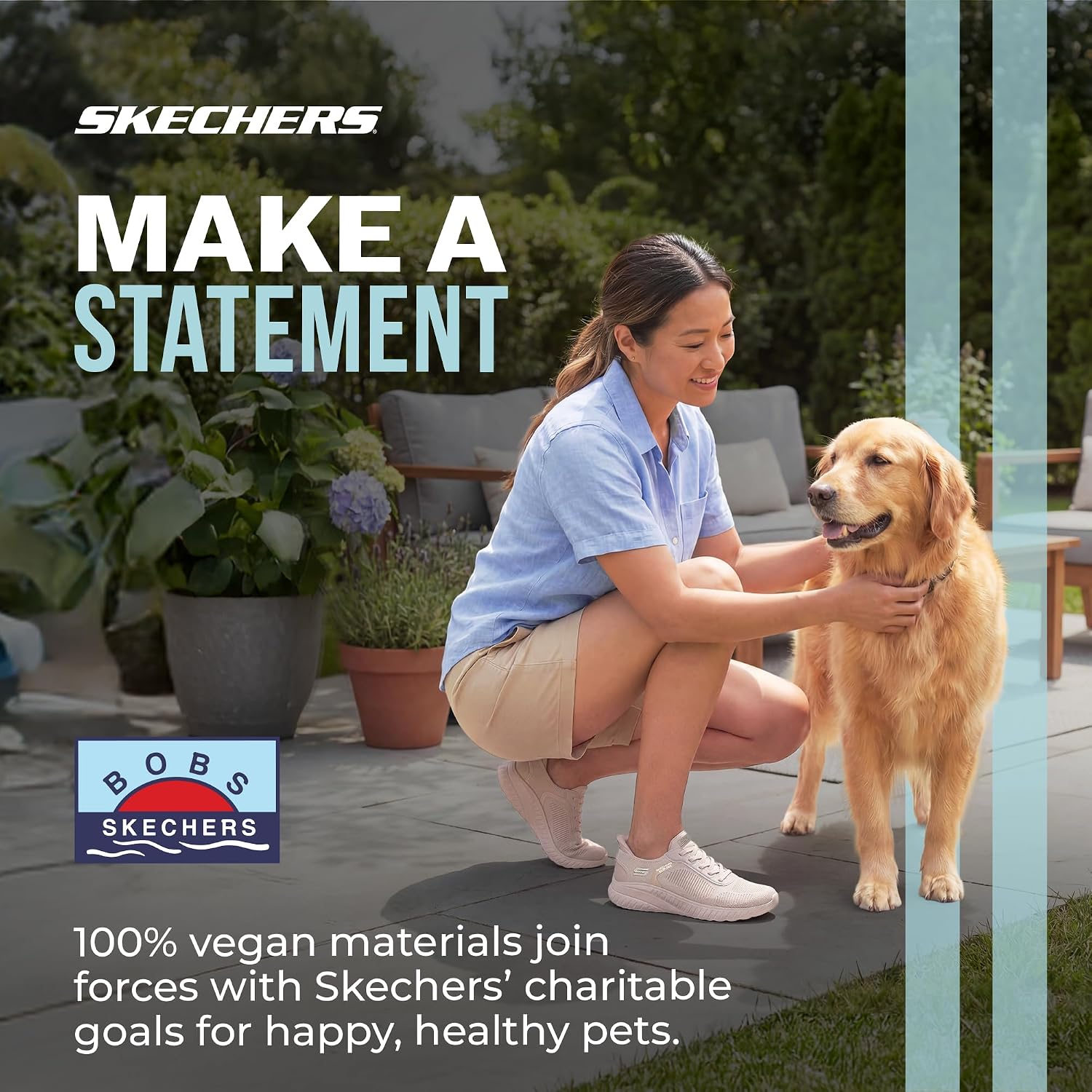 Thumbnail 4 de Skechers Women's Slip-Ins Squad Chaos Trainer (Natural, UK 6)