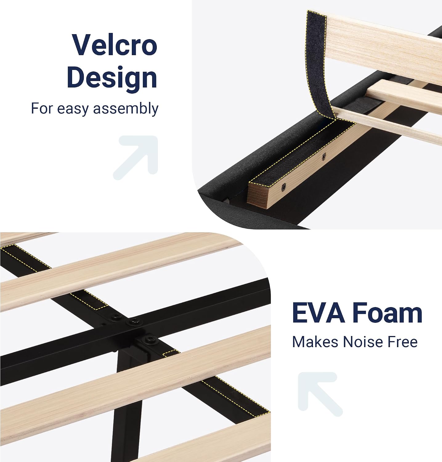 Detalle 1 de Allewie Queen Platform Bed Frame