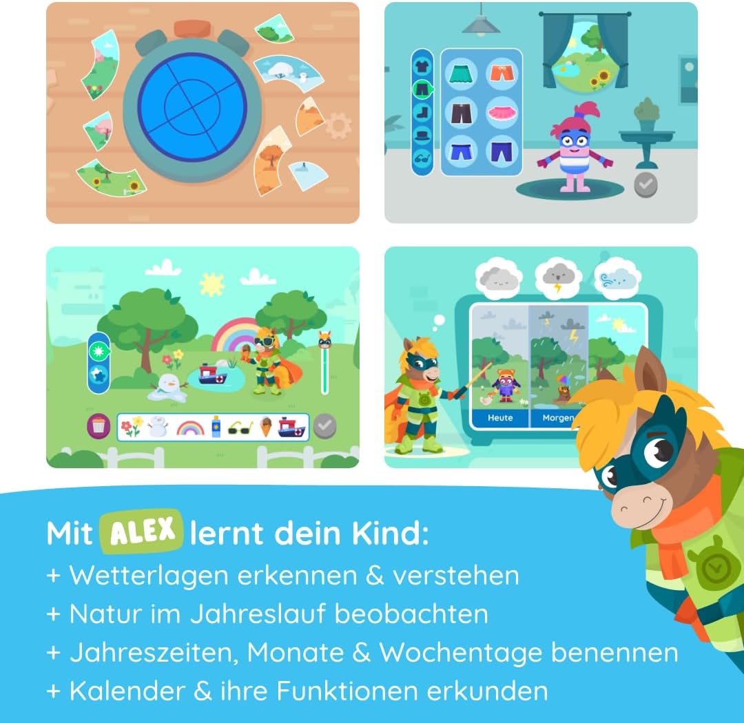 Detalle 2 de Edurino Figur Alex Lernspiel Jahreszeiten ab 4