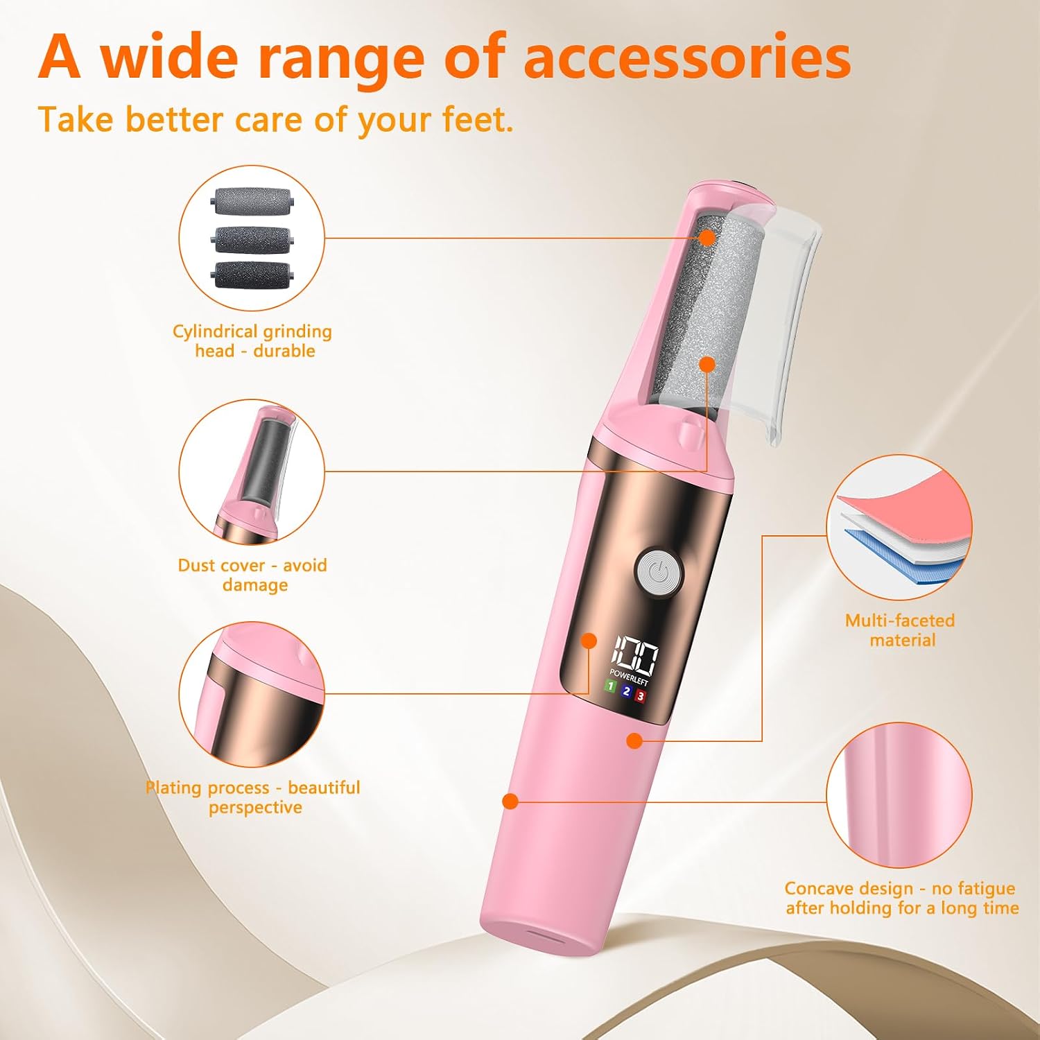 Thumbnail 6 de PKBD Electric Foot File callus remover