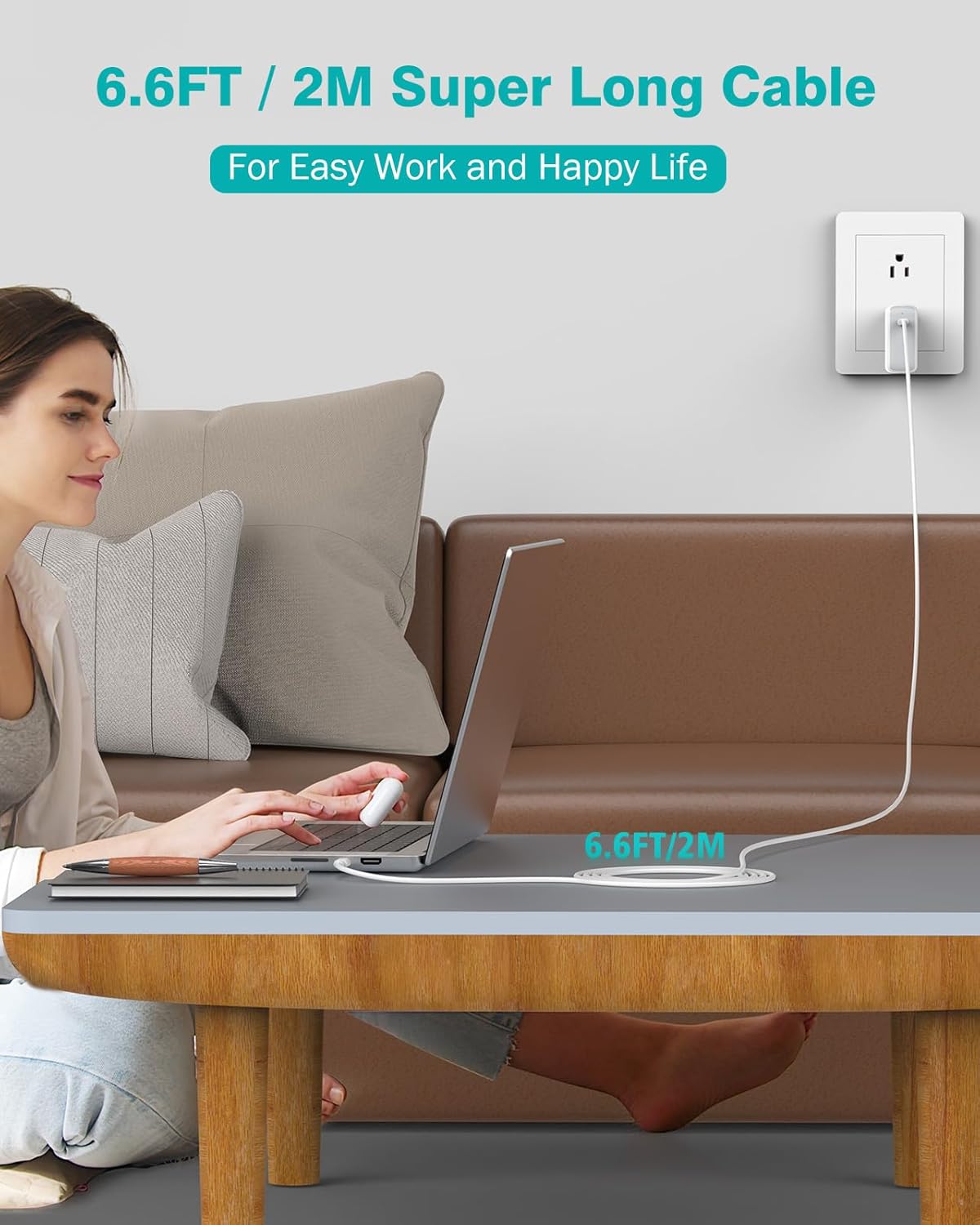 Thumbnail 5 de Apple MacBook 70W USB-C Charger with 6.6ft Cable