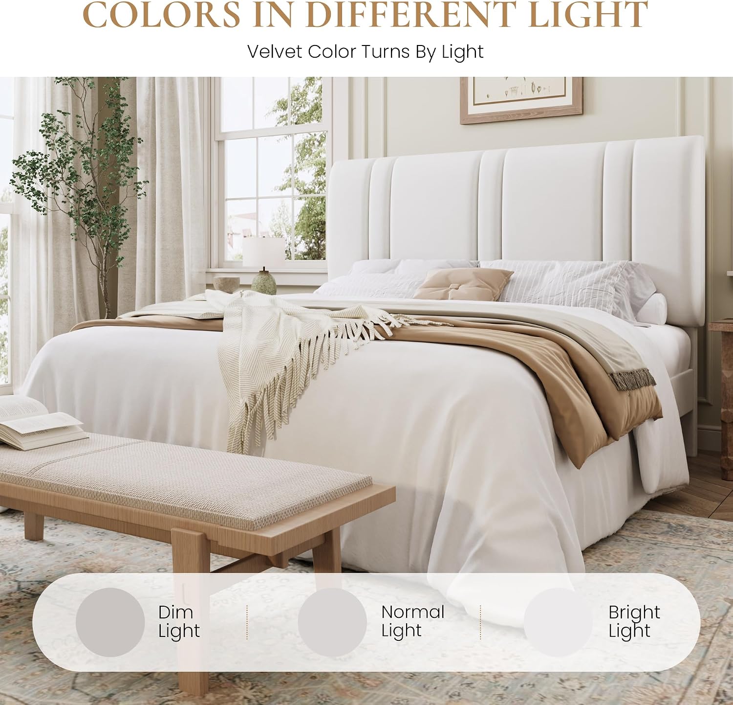 Thumbnail 6 de SHA CERLIN Bed Frame, Full Size