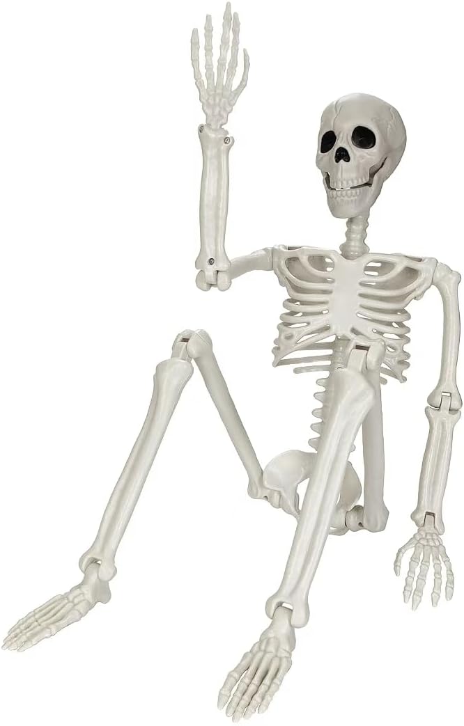 Detalle de GCNBCNB 165-26 5.4-Foot Poseable Halloween Skeleton with Movable Joints