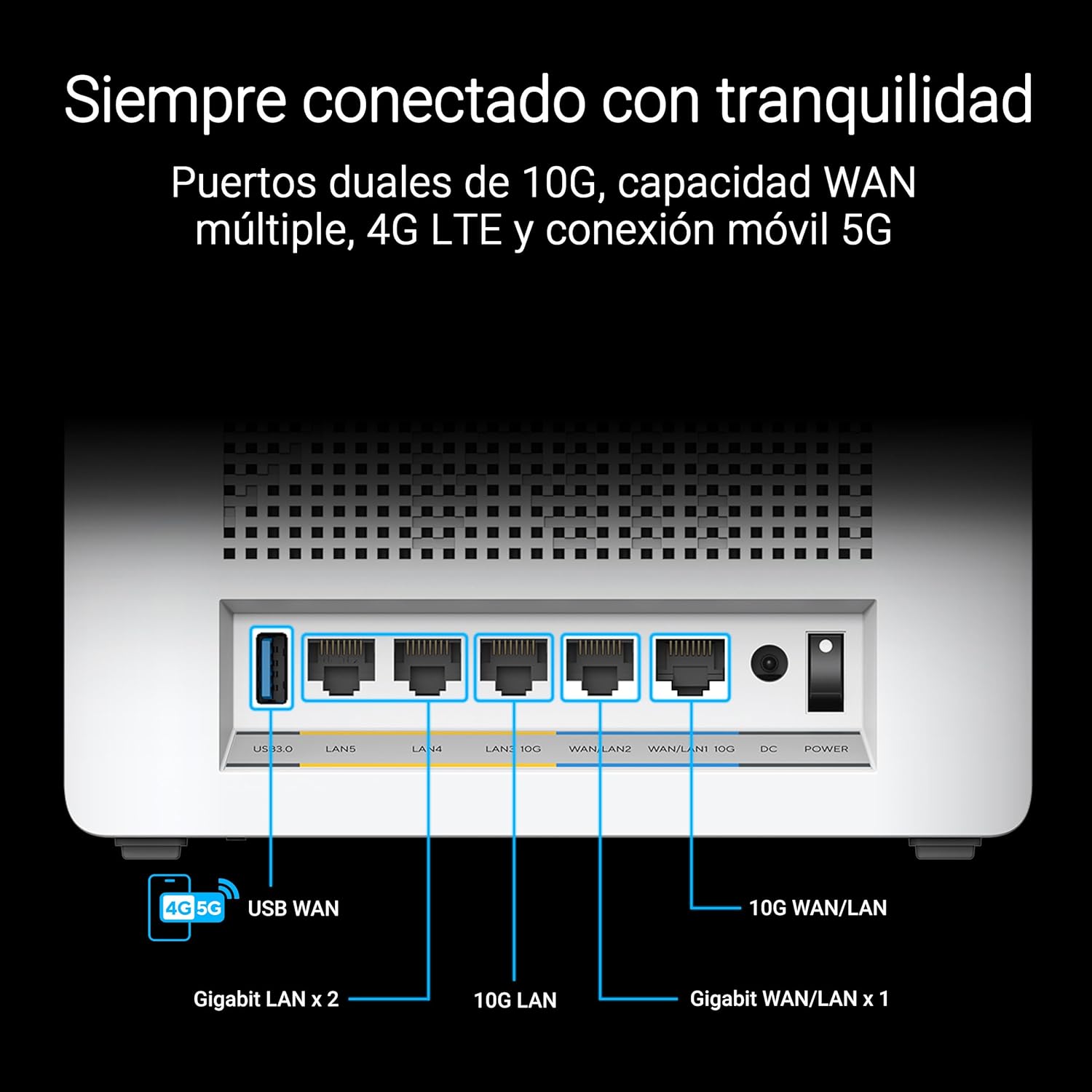 Thumbnail 4 de ASUS ZenWiFi BQ16 2-Pack Sistema WiFi 7 Cuatribanda