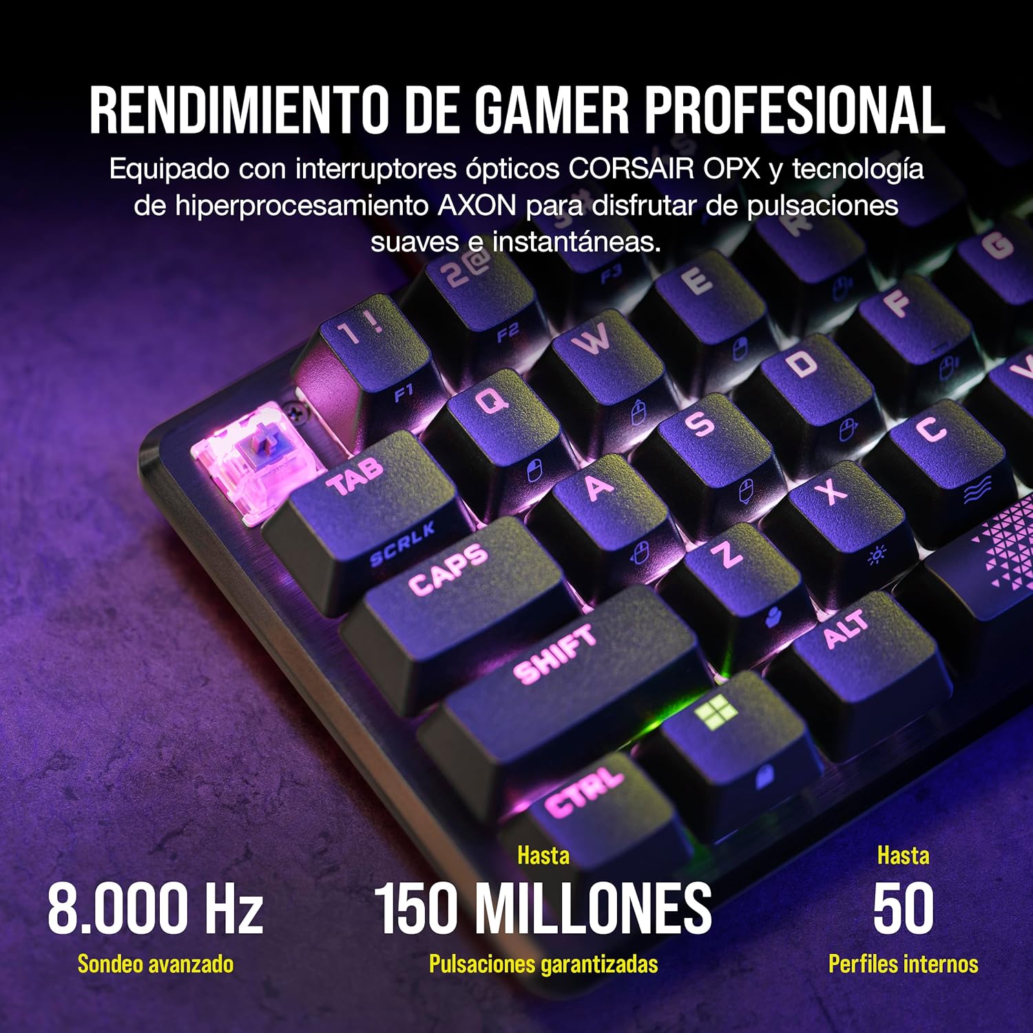 Thumbnail 3 de Corsair K65 PRO MINI RGB Teclado Gaming Mecánico Óptico